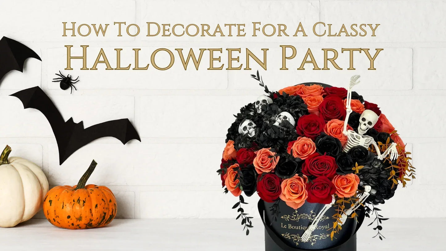 Guía Le Boutique Royal para decorar una fiesta de Halloween con clase
