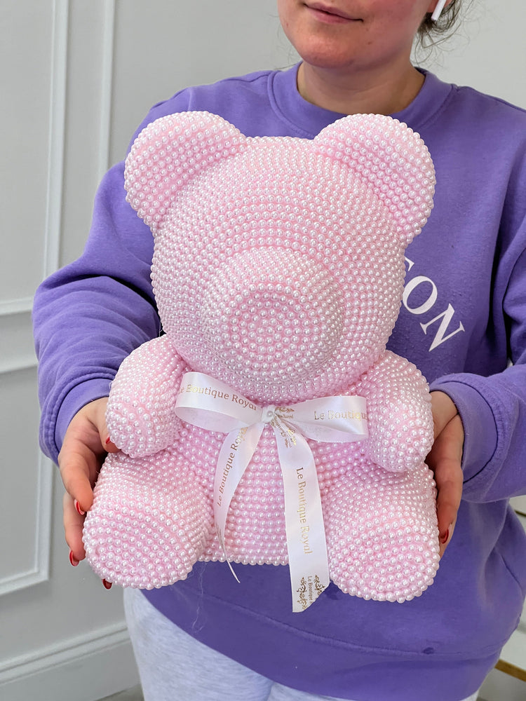 Oso de peluche perla
