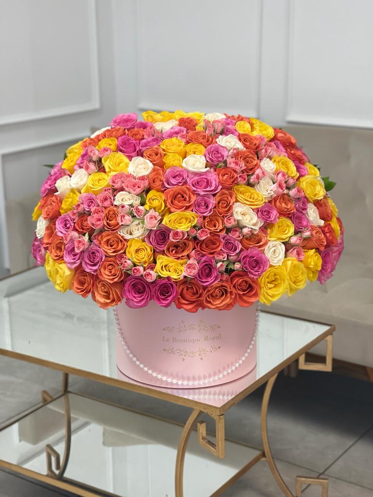 Flores multicolores