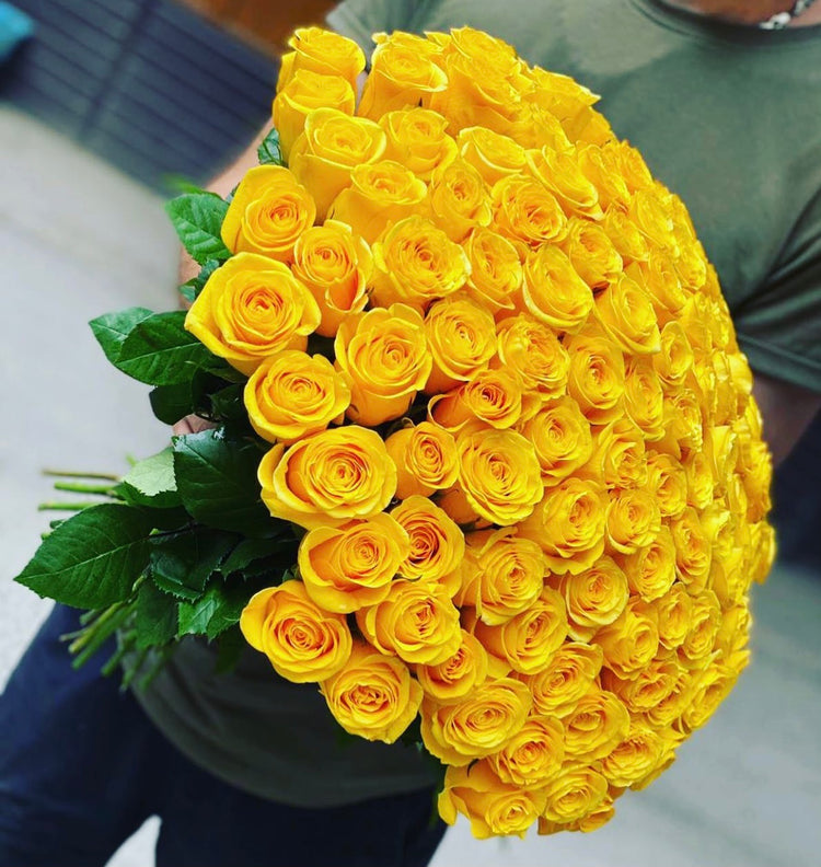 Rosas amarillas