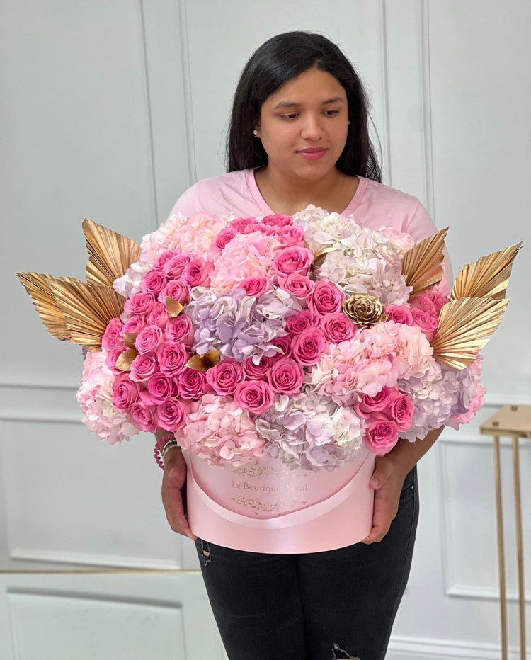 Pink Luxury Flower Arrangement Miami | Le Boutique Royal