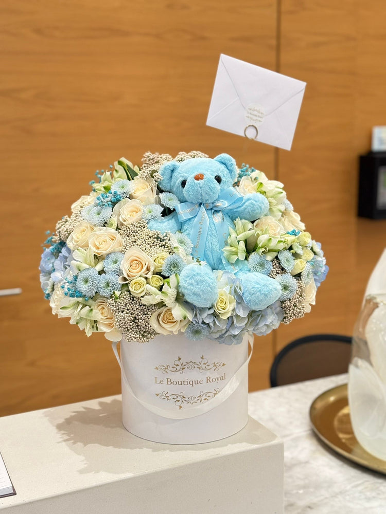 flowers for a baby boy by Le Boutique Royal