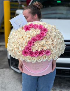 
                    
                      Número 2 hecho con rosas
                    
                  