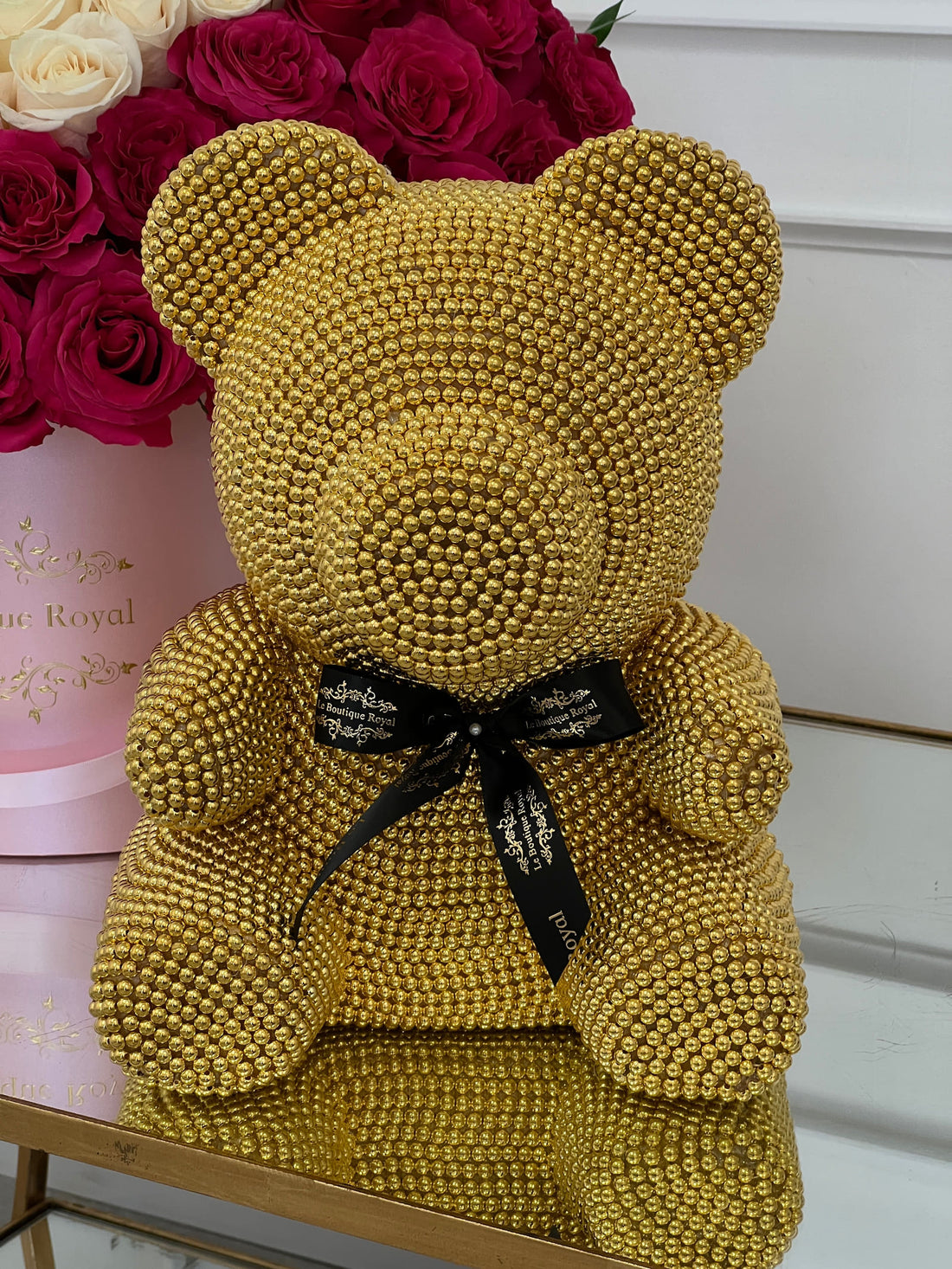 Oso de peluche perla