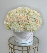 Elegant White Mix Of Luxury Flower Arrangement Miami | Le Boutique Royal