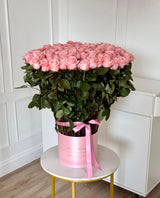 100 Long Stem Pink Roses