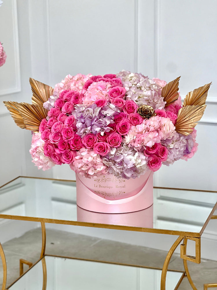 Pink Luxury Flower Arrangement Miami | Le Boutique Royal