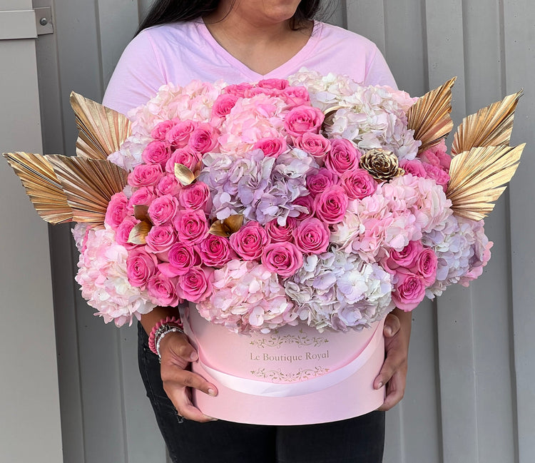 Pink Luxury Flower Arrangement Miami | Le Boutique Royal