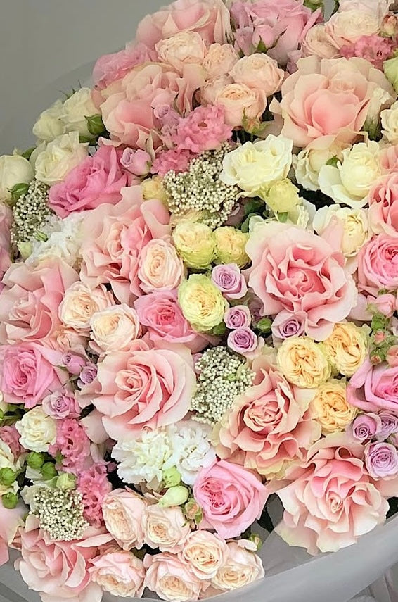 le boutique royal pink mix of flowers