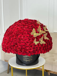 
                    
                      300 Rosas Rojas Con Mariposas
                    
                  