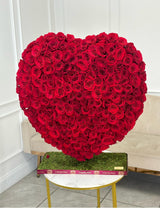 Luxury Red Rose Heart