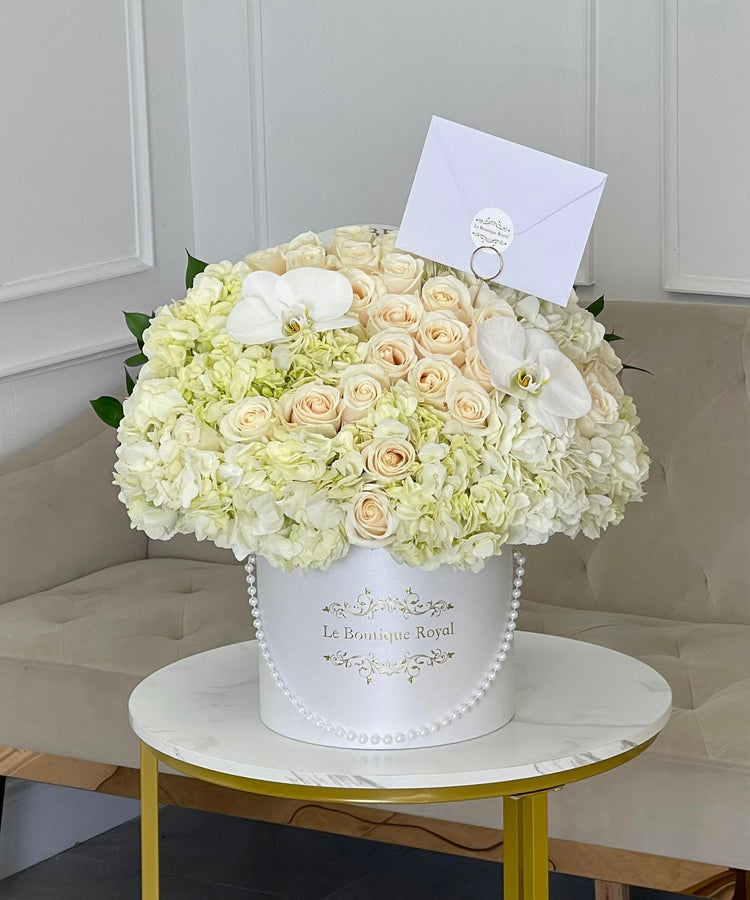 white flowers