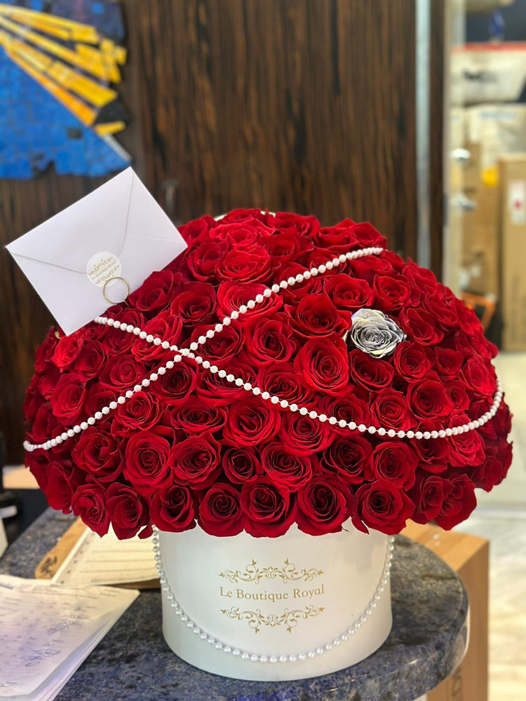 roses in pearls