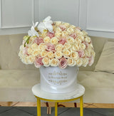 Pastel Color Flowers with Orchids
