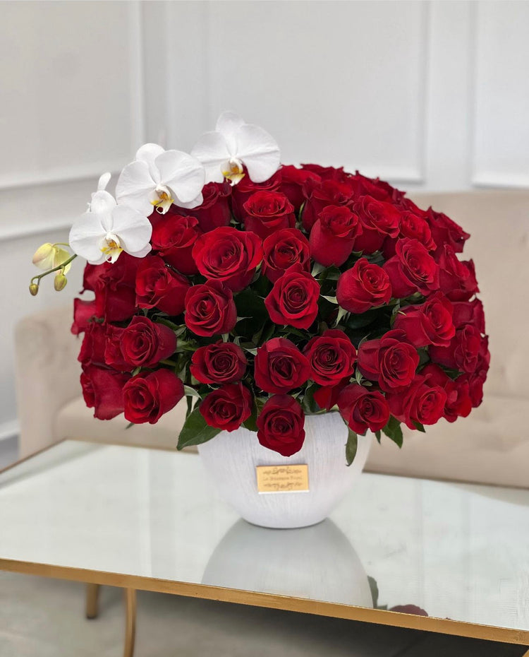 roses and orchids
