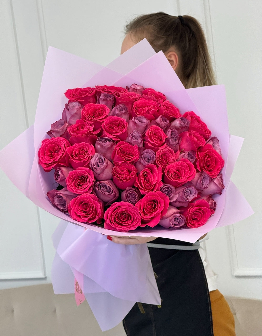Rosas de tallo largo