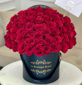 Entrega de rosas rojas de lujo en miami