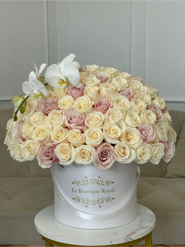 Pastel Color Flowers with Orchids