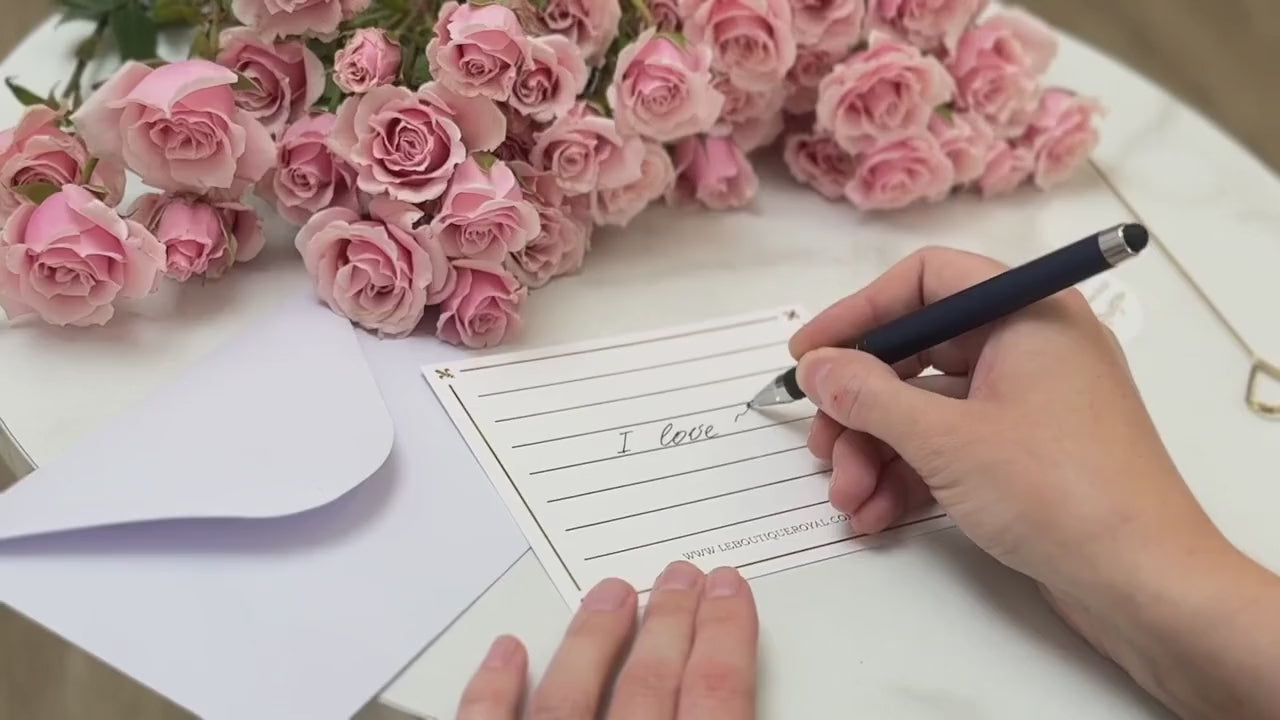 Flower Card Message Video